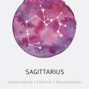 Sagittarius ~ adventurous, positive, philosophical
