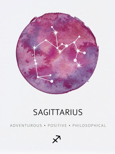 Sagittarius ~ adventurous, positive, philosophical