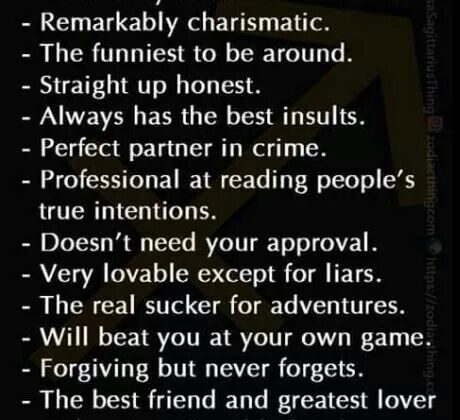 December Sagittarius….yes yes yes I have all of these qualities