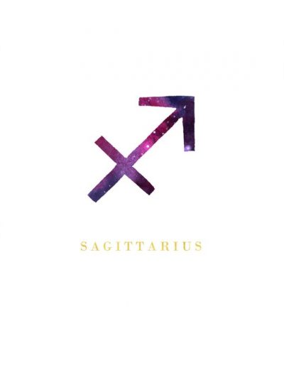 Digital Download – Sagittarius Zodiac Symbol Watercolour Illustration (Star Sign)