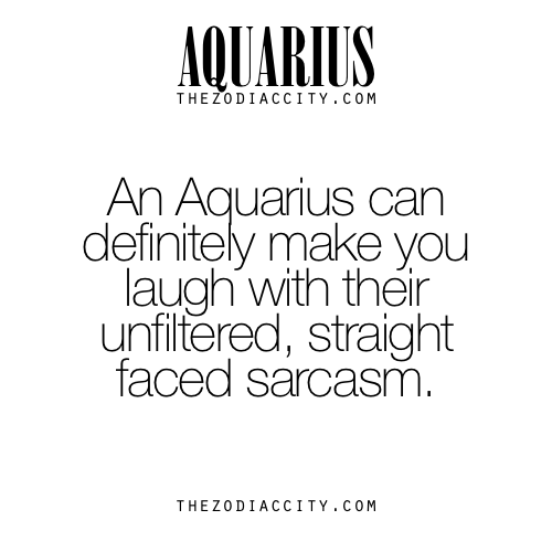 ZODIAC AQUARIUS FUN FACTS | more about your zodiac sign here - Zodiac Memes