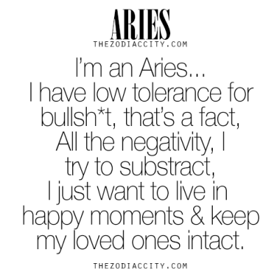 Zodiac Aries. For more zodiac fun facts, click here