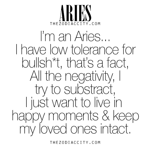 Zodiac Aries. For more zodiac fun facts, click here - Zodiac Memes