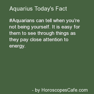 Aquarius Daily Fun Fact