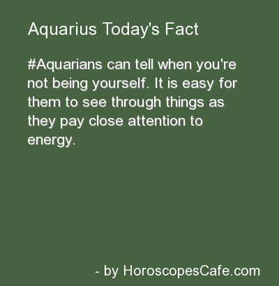Aquarius Daily Fun Fact