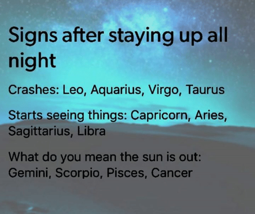 Sooo true; I pull an all-nighter and then I just sleep