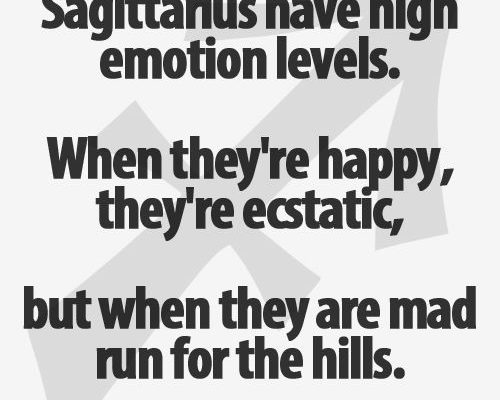 Sagittarius being a mutable sign make them black and white . there is no…