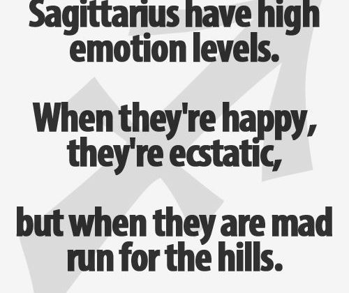 Sagittarius being a mutable sign make them black and white . there is no…