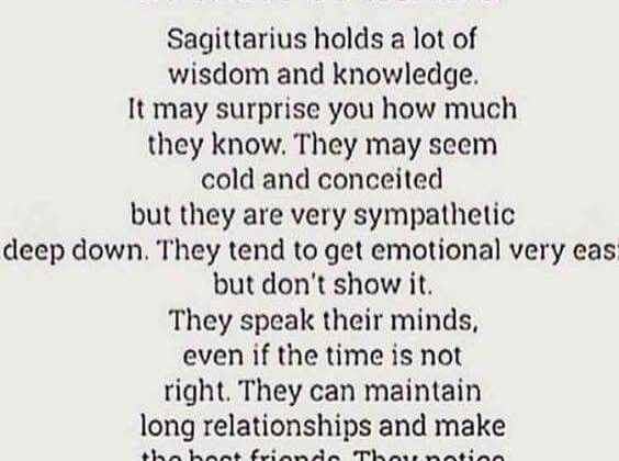 sagittarius zodiac facts