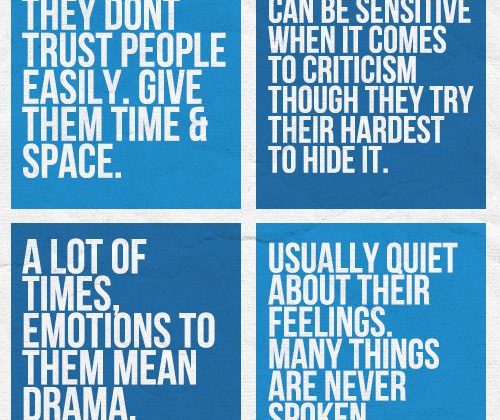 How is an Aquarius? Sensitive, emotional/dramatic. Trust is difficult