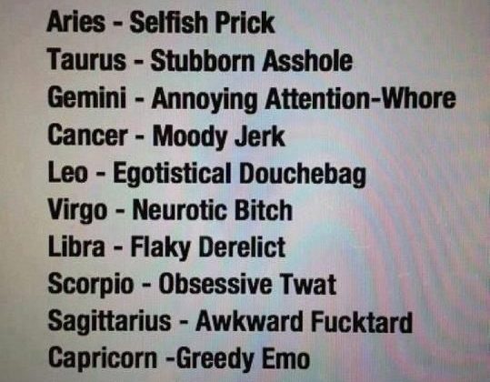 It’s funny how accurate these actually are