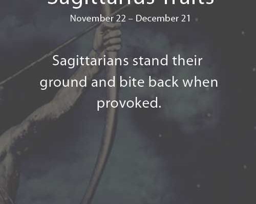 Sagittarius stand their ground and bite back when provoked. #sagittarius #zodiac #zodiacsign #signs #astrology