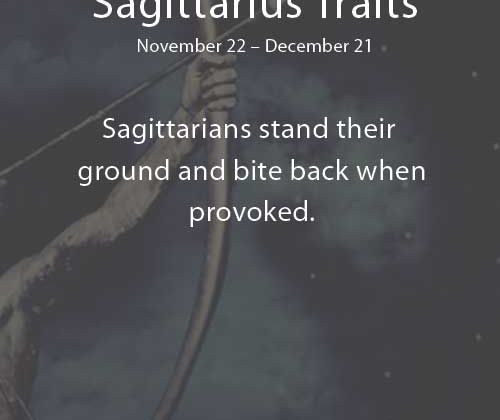 Sagittarius stand their ground and bite back when provoked. #sagittarius #zodiac #zodiacsign #signs #astrology