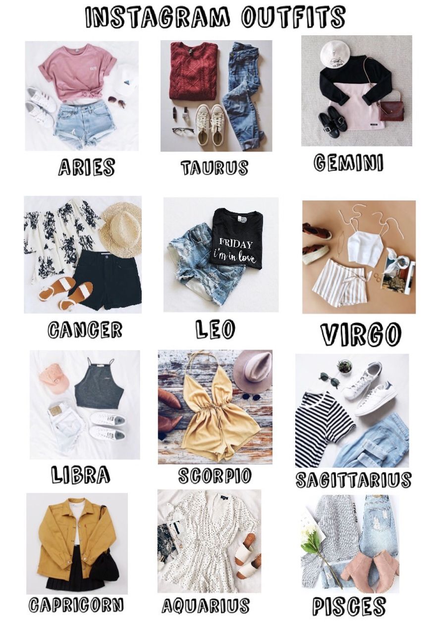 Instagram outfits for your zodiac sign #aries