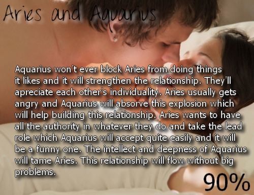 Aries & #128153; Aquarius
