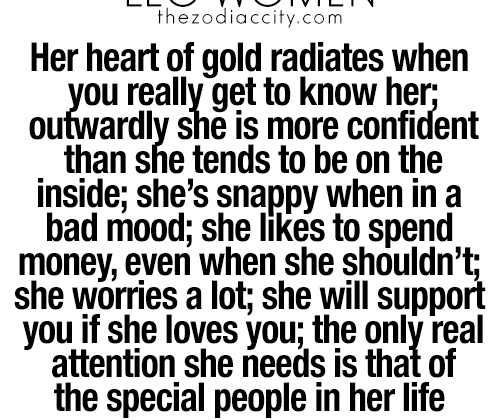 What you need to know about Leo women. For more zodiac fun facts, click…