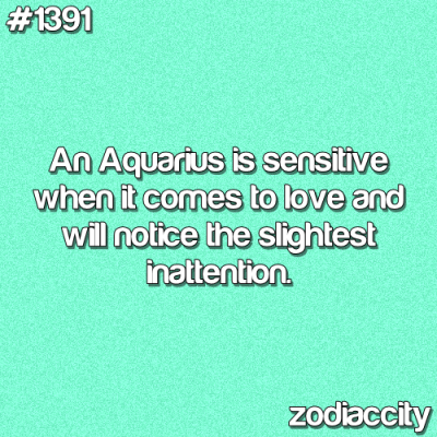 An Aquarius is sensitive when it comes to love and will notice the slightest…