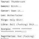 I say that a lot (Sagittarius) my best friend is a Gemini and she…