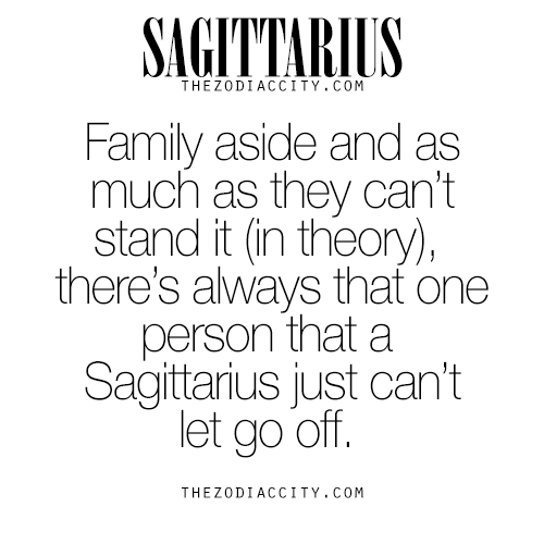Why cant sagittarius let go