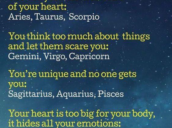 Taurus: pretty accurate. I usually try to think logically, not considering what my heart…