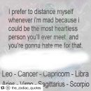 Ignore the zodiac on the bottom, this describes me perfectly. I never want to…