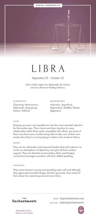 Libra Zodiac Sign Correspondences – Libra Personality, Libra Symbol, Libra Mythology and Libra Meaning:…