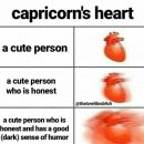capricorn’s heart when see