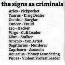 12 Zodiac Signs as Criminals. Cancer Zodiac Sign Fraud More