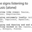 Zodiac Signs – The signs listening to music alone – Wattpad