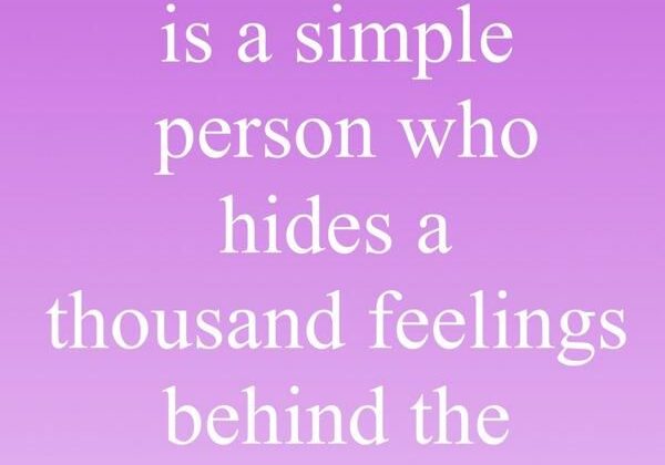 A smile may hide those thousand feelings from others. Yet my heart still bleeds…