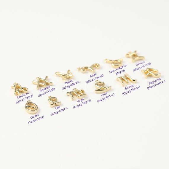 3602527 / Sagitarius Zodiac Sign / Rose Gold Plated Brass Pendant x / /…