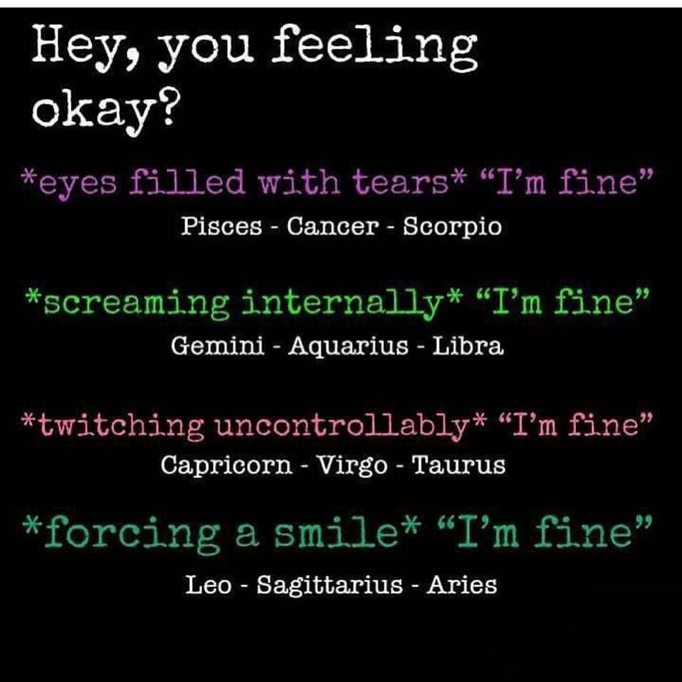 I feel like I could be any of these at any moment