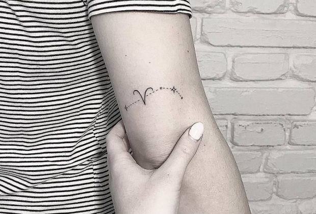 Aires, zodiac consolation tatto