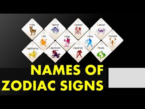 Zodiac Sign Names in English and Hindi – Sun Signs