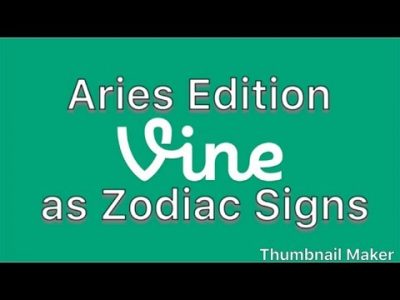 Zodiac Signs as Vines – Aries Edition