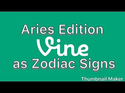 Zodiac Signs as Vines – Aries Edition