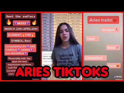 Aries Zodiac Sign TikTok Compilation | 10 Minute TikToks