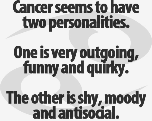Cancer seems to have two