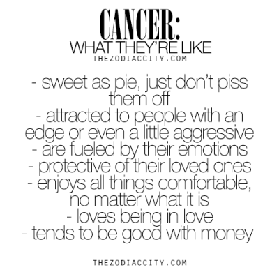 traits of zodiac cancer | Tumblr