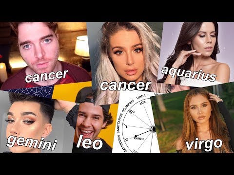 How youtubers act like their zodiac signs