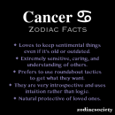 Cancer Zodiac Facts this is , to a T