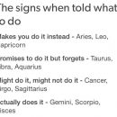 12 Zodiac Signs when told what to do. Cancer Zodiac Sign promises to do…