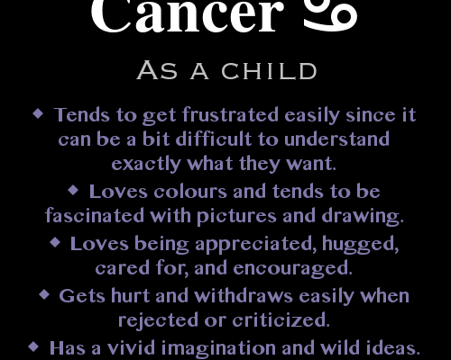 The Young husband and I are both cancers, if we have cancer kids we…
