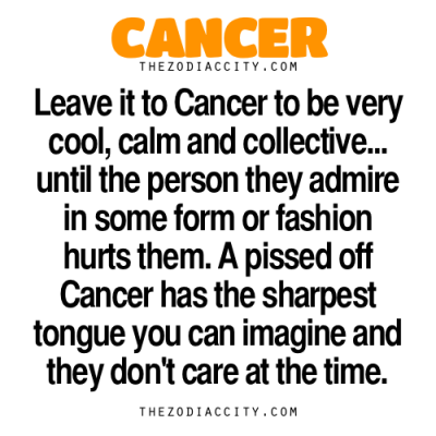 zodiaccity: Zodiac Cancer Facts — Leave it to Cancer to be cool, calm and…