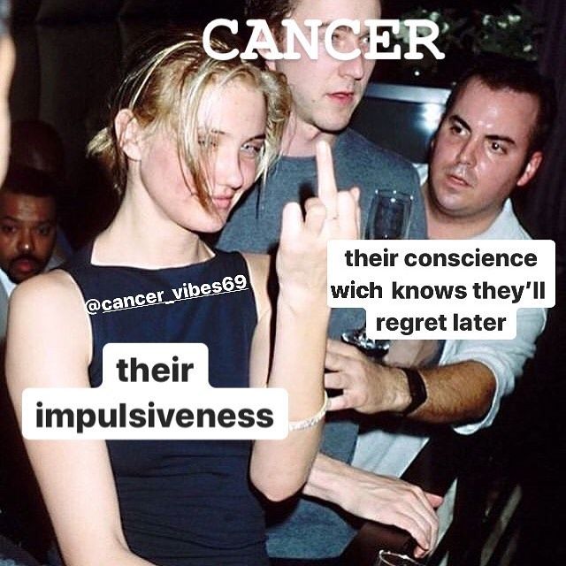 Zodiac Cancer Coffee Astrology Sign Meme Horoscope News Month Crab