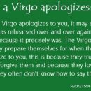 This is so true. A Virgo’s apology is always sincere