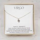 Virgo Zodiac Silver Necklace, Virgo Birthday Necklace, Zen Birthday Gift, Zodiac Necklace, Astrology