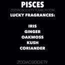 Fragrances that bring luck to pisces!