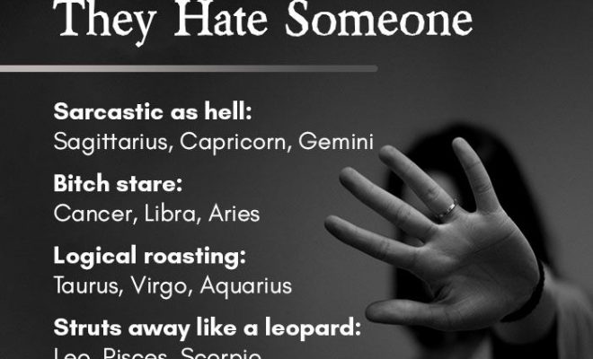Zodiac Signs When They Hate Someone