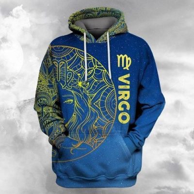 TeeDCMA Virgo Zodiac Signs 3D Hoodie Art#226 Gift For Men, Women, Handcrafted Products Meet The Highest Quality Standards